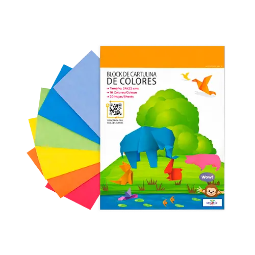 Block de Cartulinas de Colores