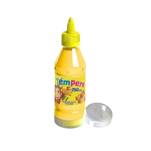 Témpera Amarillo 250ml con Aplicador
