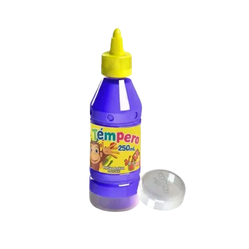Témpera Azul 250ml con Aplicador