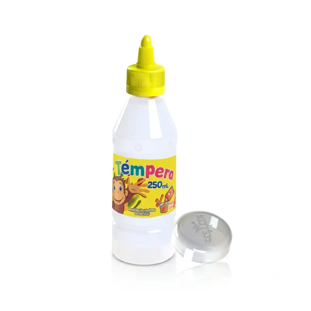 Témpera Blanco 250ml con Aplicador