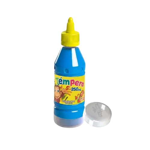 Témpera Celeste 250ml con Aplicador