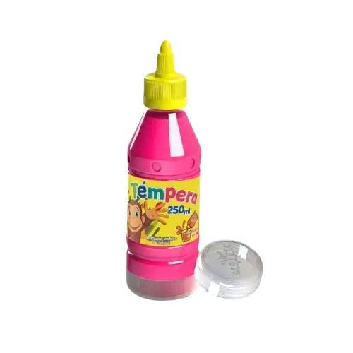 Témpera Fucsia 250ml con Aplicador