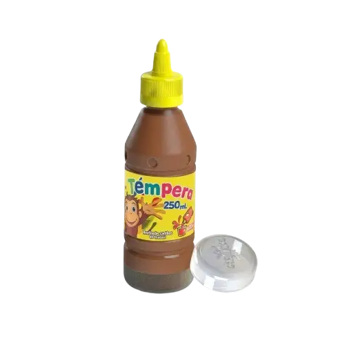 Témpera Marrón 250ml con Aplicador