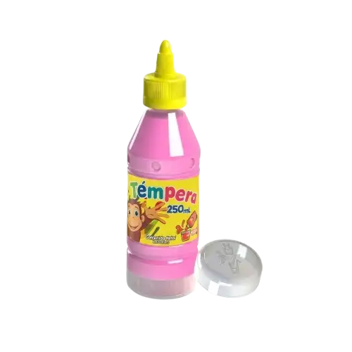 Témpera Neón Rosado 250ml con Aplicador