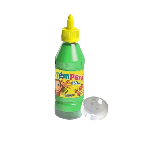 Témpera Verde 250ml con Aplicador